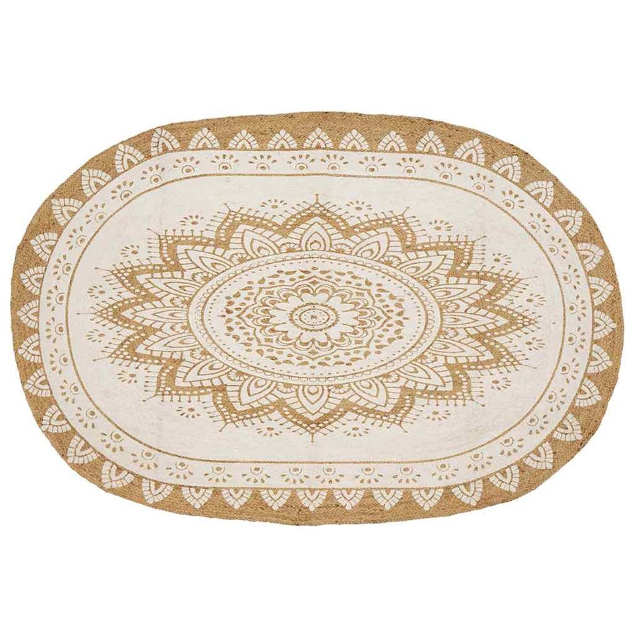 Tapijt Bruin 152 x 245 cm Jute