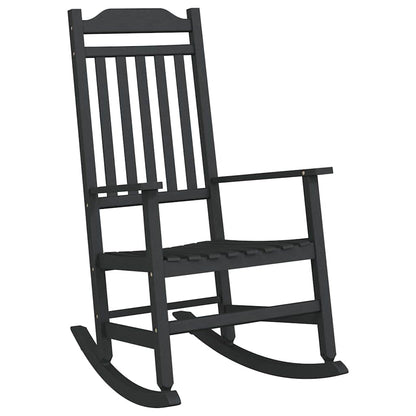 Schommelstoel Zwart 84 x 65 x 114 cm Kunststof