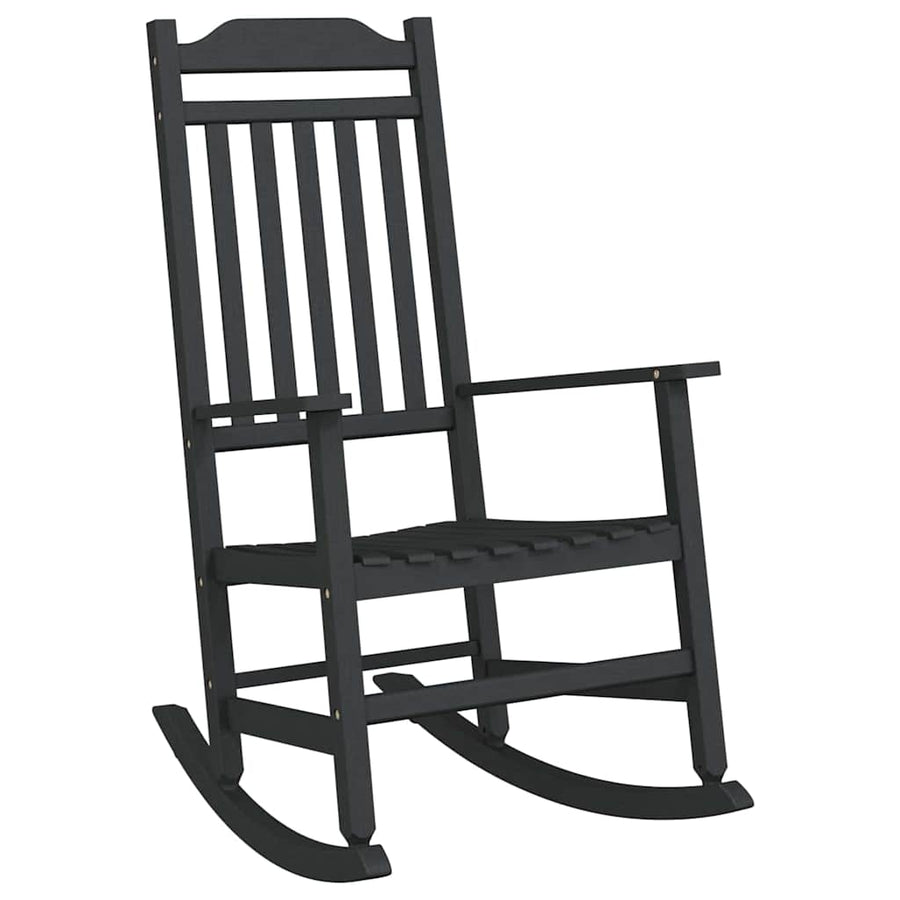 Schommelstoel Zwart 84 x 65 x 114 cm Kunststof