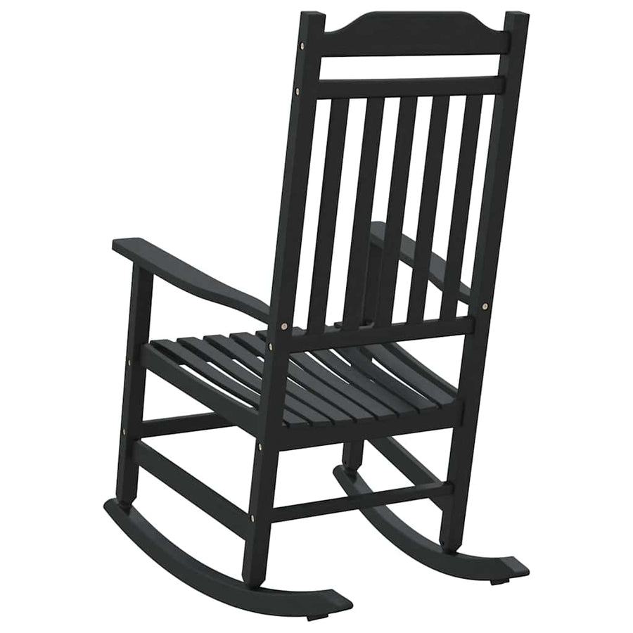Schommelstoel Zwart 84 x 65 x 114 cm Kunststof