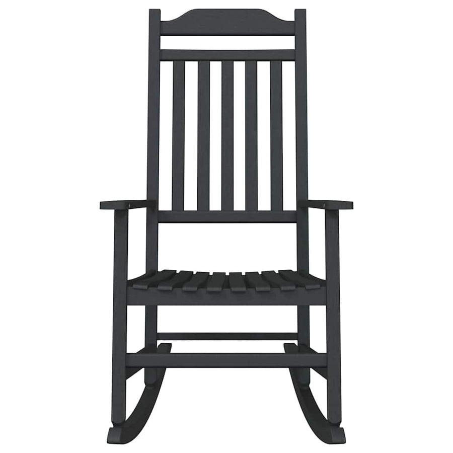 Schommelstoel Zwart 84 x 65 x 114 cm Kunststof