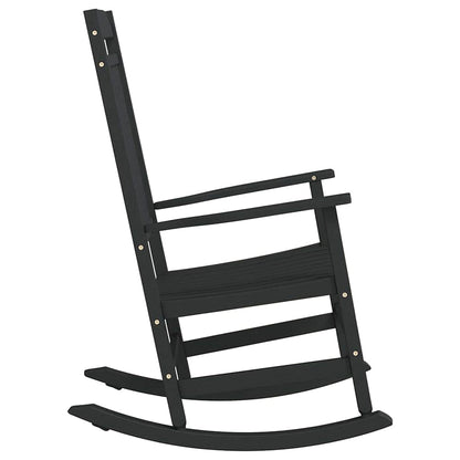 Schommelstoel Zwart 84 x 65 x 114 cm Kunststof