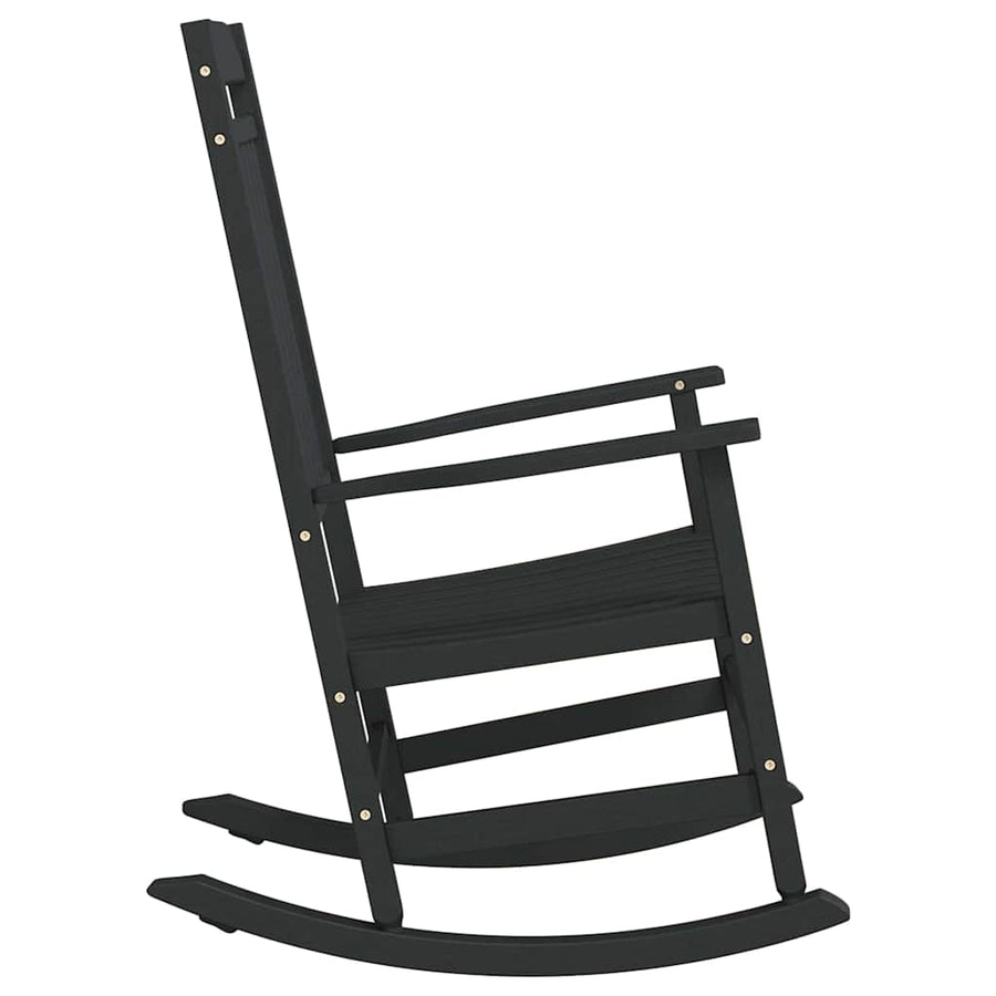 Schommelstoel Zwart 84 x 65 x 114 cm Kunststof