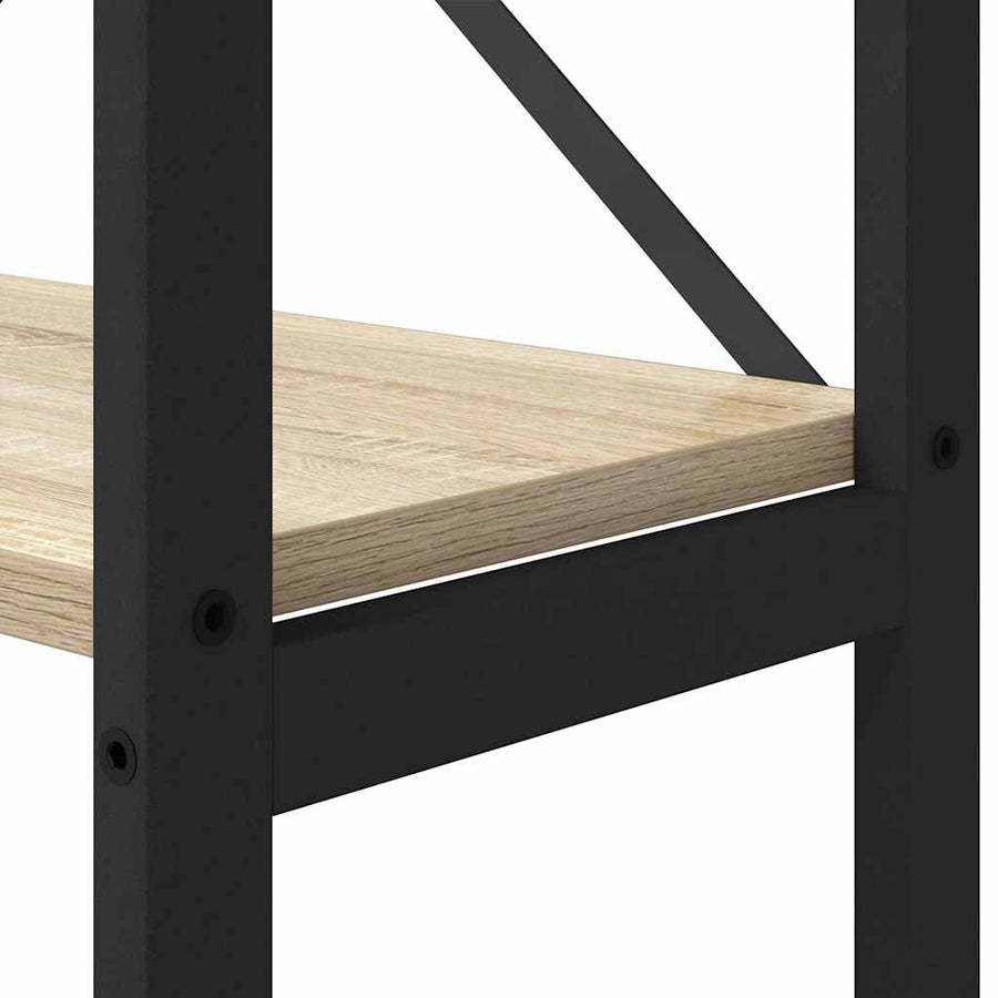 Boekenkast Sonoma eiken 156 x 25 x 167.5 cm Bewerkt hout