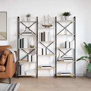 Boekenkast 156x25x167.5 cm sonoma eiken