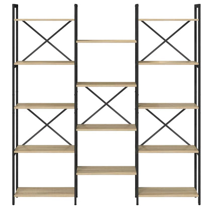 Boekenkast Sonoma eiken 156 x 25 x 167.5 cm Bewerkt hout