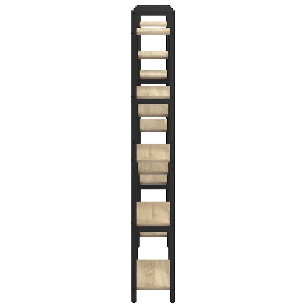 Boekenkast Sonoma eiken 156 x 25 x 167.5 cm Bewerkt hout