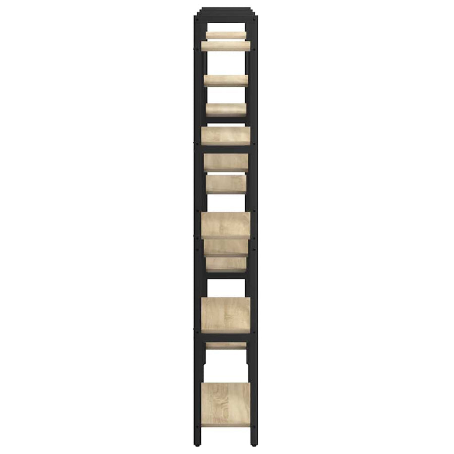Boekenkast Sonoma eiken 156 x 25 x 167.5 cm Bewerkt hout