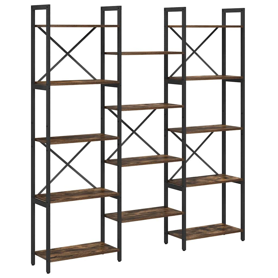 Boekenkast Gerookt eiken 156 x 25 x 167.5 cm Bewerkt hout