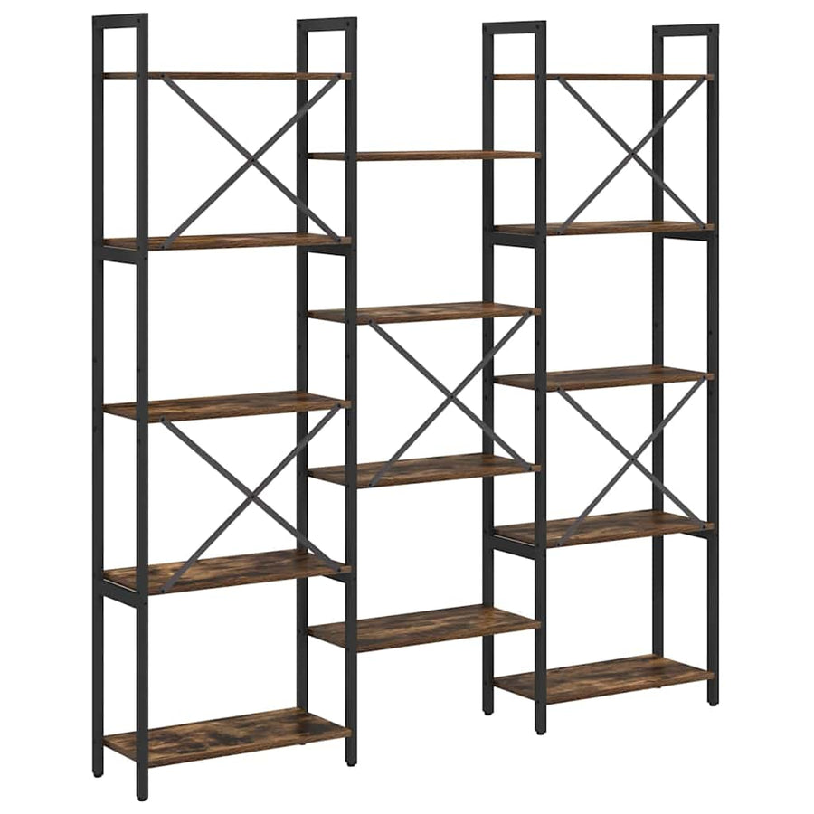 Boekenkast Gerookt eiken 156 x 25 x 167.5 cm Bewerkt hout