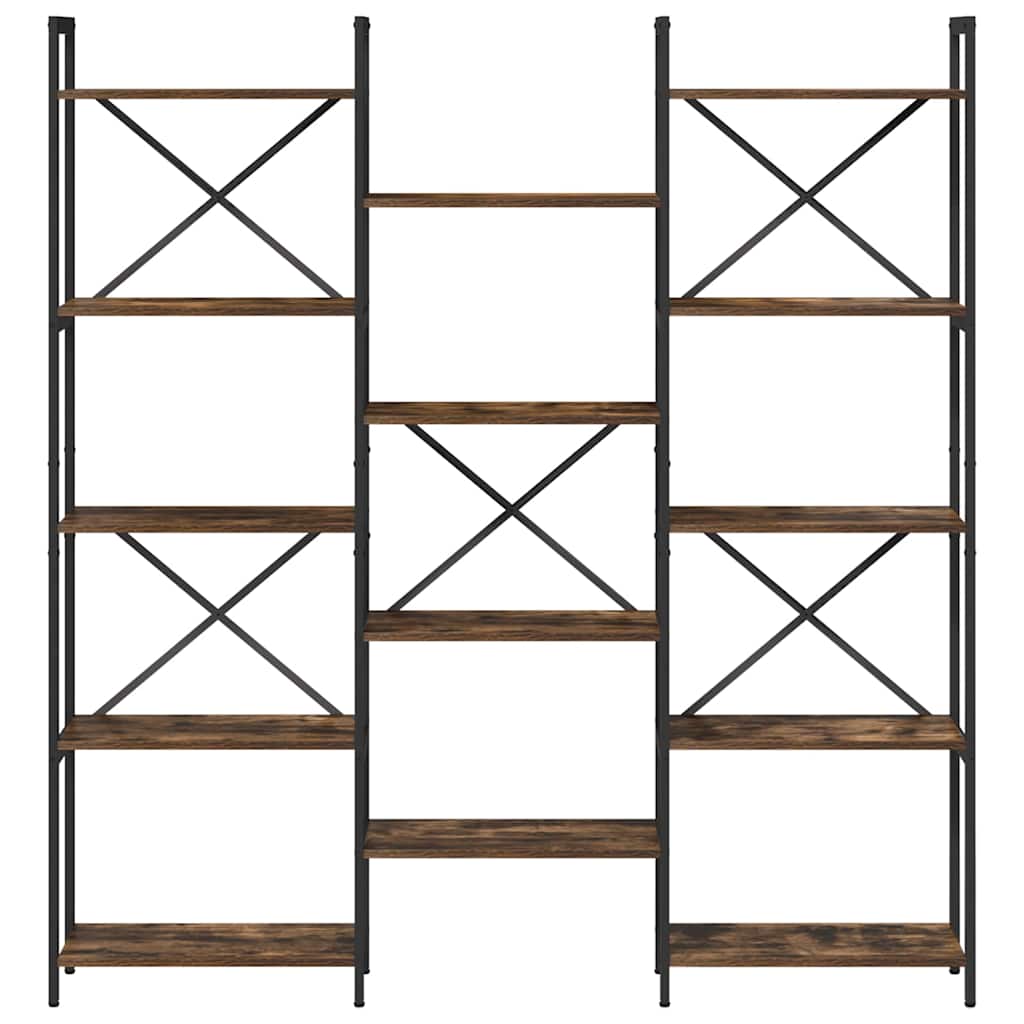 Boekenkast Gerookt eiken 156 x 25 x 167.5 cm Bewerkt hout