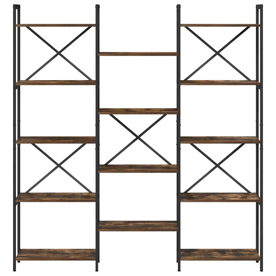 Boekenkast Gerookt eiken 156 x 25 x 167.5 cm Bewerkt hout
