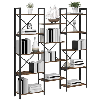 Boekenkast Gerookt eiken 156 x 25 x 167.5 cm Bewerkt hout
