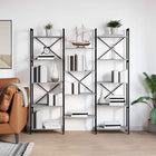 Boekenkast 156x25x167 cm grijs sonoma bewerkt hout