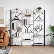 Boekenkast 156x25x167 cm grijs sonoma bewerkt hout