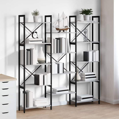 Boekenkast Grijs sonoma 156 x 25 x 167.5 cm Bewerkt hout