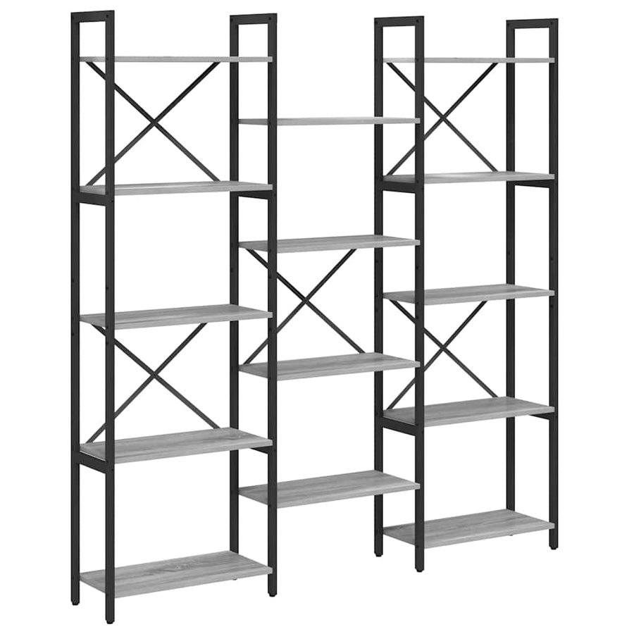 Boekenkast Grijs sonoma 156 x 25 x 167.5 cm Bewerkt hout