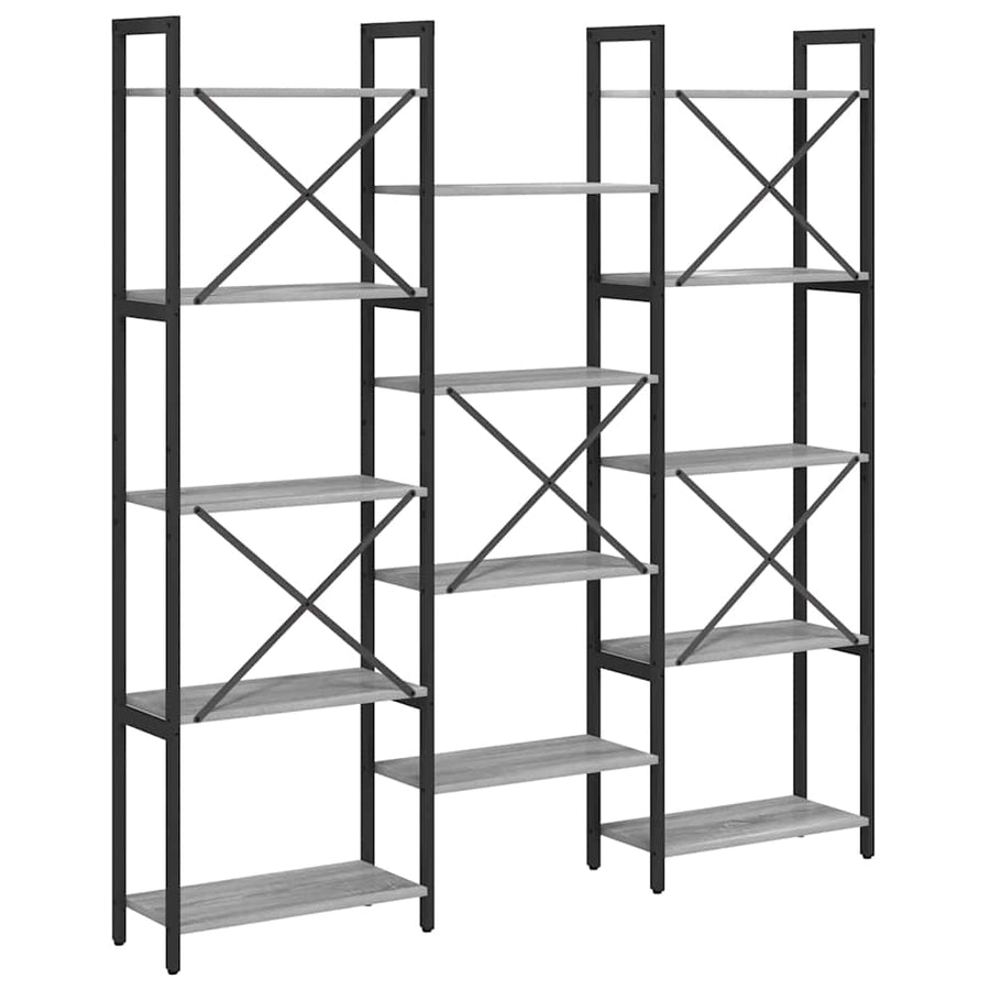 Boekenkast Grijs sonoma 156 x 25 x 167.5 cm Bewerkt hout
