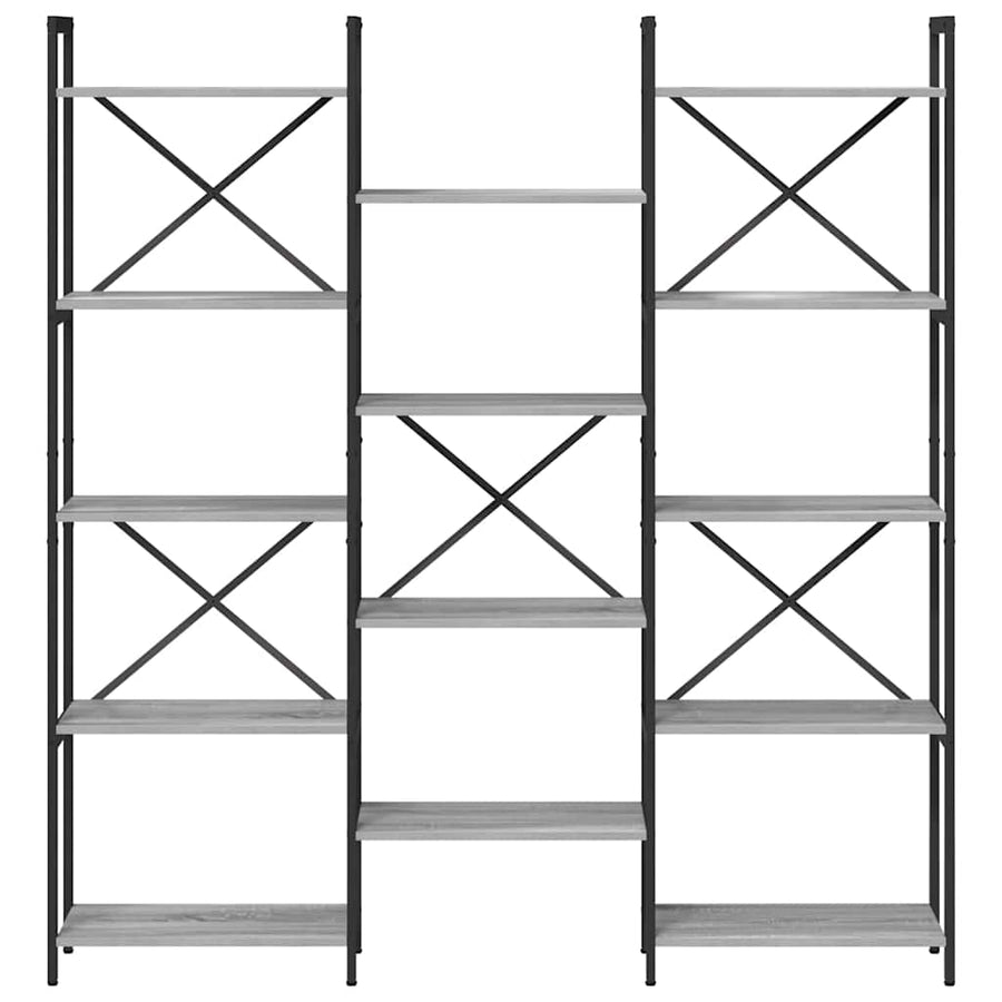 Boekenkast Grijs sonoma 156 x 25 x 167.5 cm Bewerkt hout