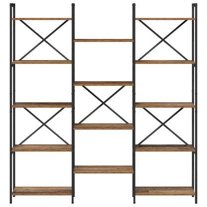 Boekenkast Oud hout 156 x 25 x 167.5 cm Bewerkt hout