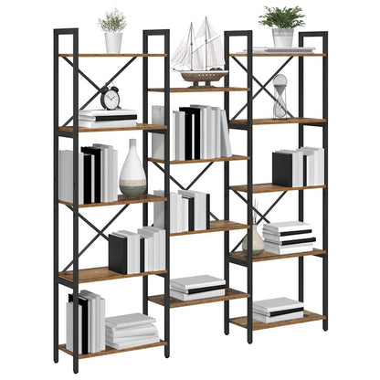 Boekenkast Oud hout 156 x 25 x 167.5 cm Bewerkt hout