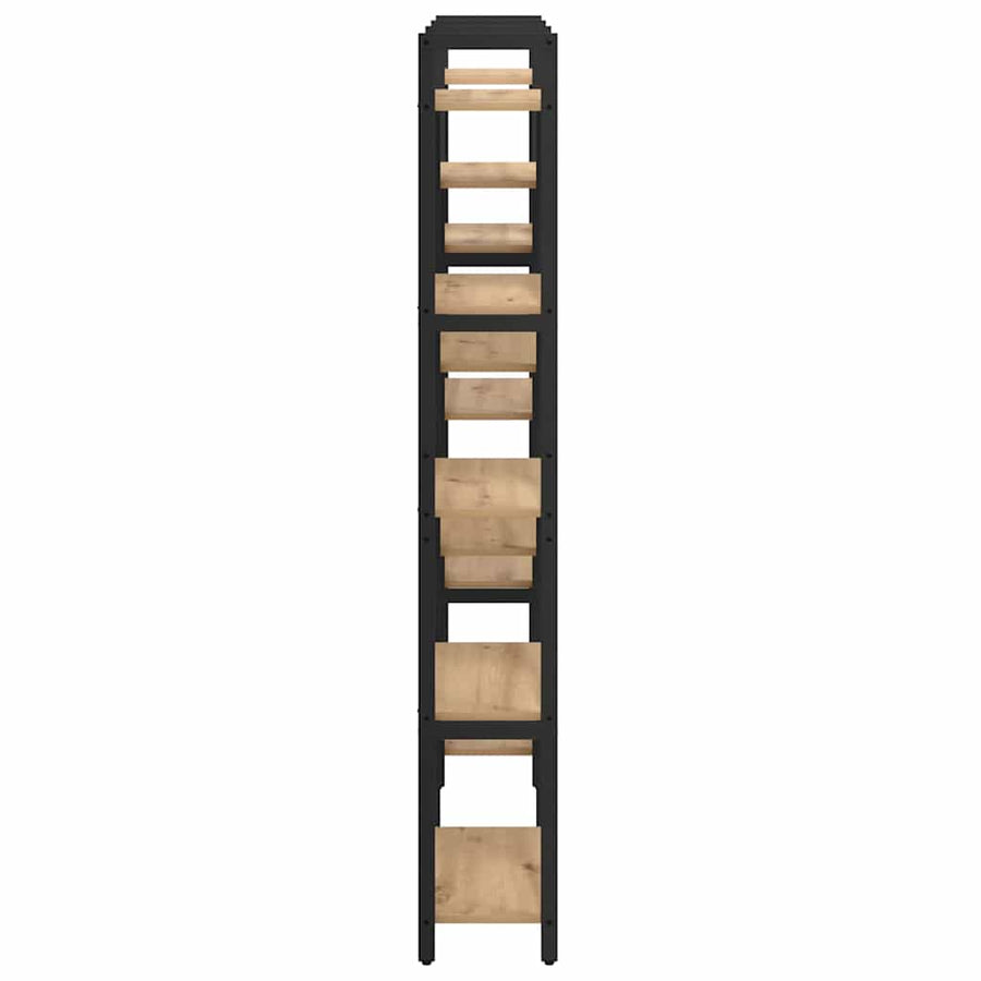 Boekenkast artisanaal eikenkleurig 156 x 25 x 167.5 cm