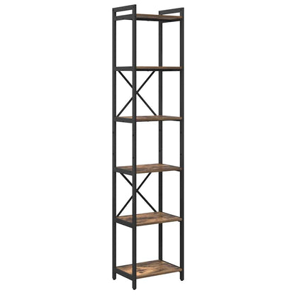 Boekenkast Gerookt eiken 40 x 30 x 188 cm Bewerkt hout