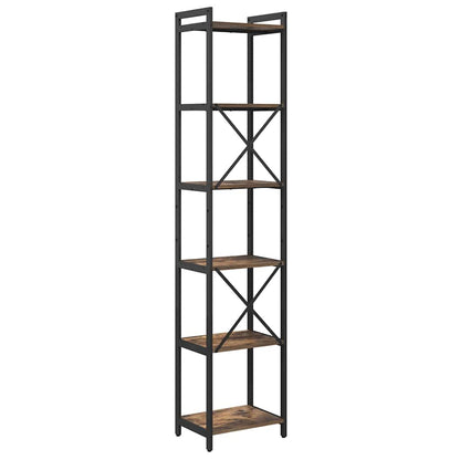 Boekenkast Gerookt eiken 40 x 30 x 188 cm Bewerkt hout