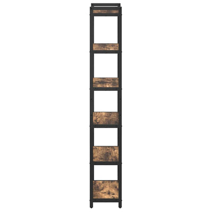 Boekenkast Gerookt eiken 40 x 30 x 188 cm Bewerkt hout