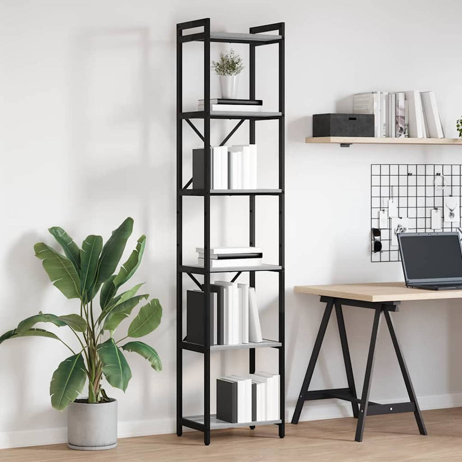 Boekenkast Grijs sonoma 40 x 30 x 188 cm Bewerkt hout
