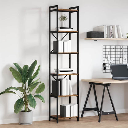 Boekenkast Oud hout 40 x 30 x 188 cm Bewerkt hout