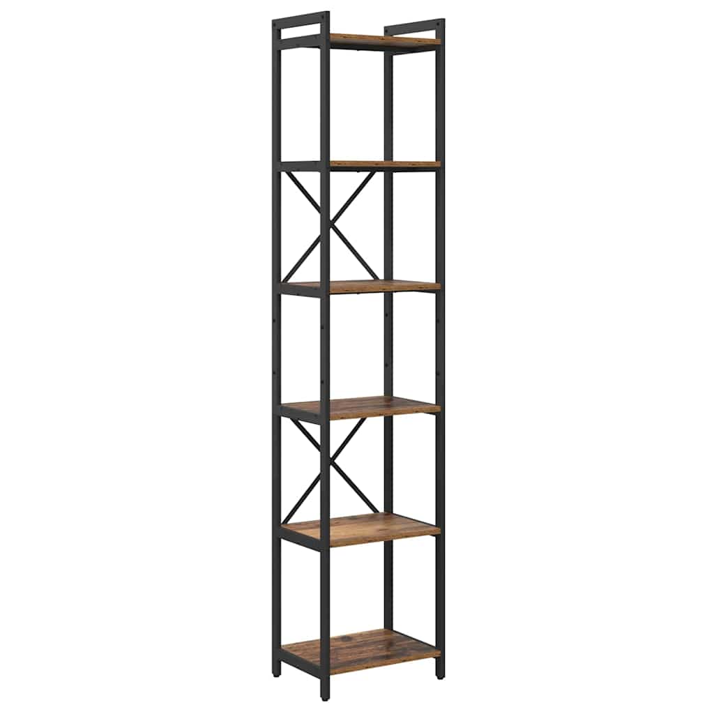 Boekenkast Oud hout 40 x 30 x 188 cm Bewerkt hout