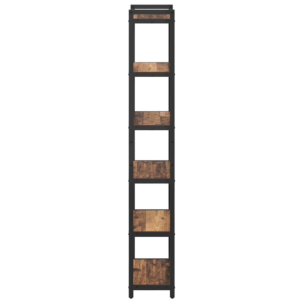 Boekenkast Oud hout 40 x 30 x 188 cm Bewerkt hout