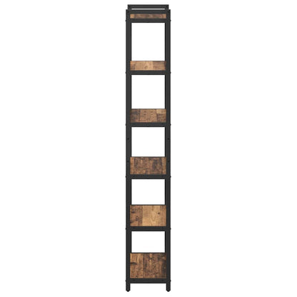 Boekenkast Oud hout 40 x 30 x 188 cm Bewerkt hout