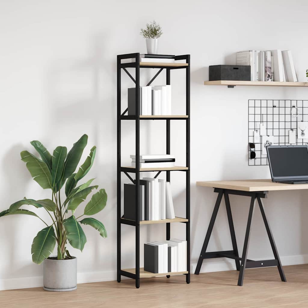 Boekenkast Sonoma eiken 40 x 30 x 153 cm Bewerkt hout