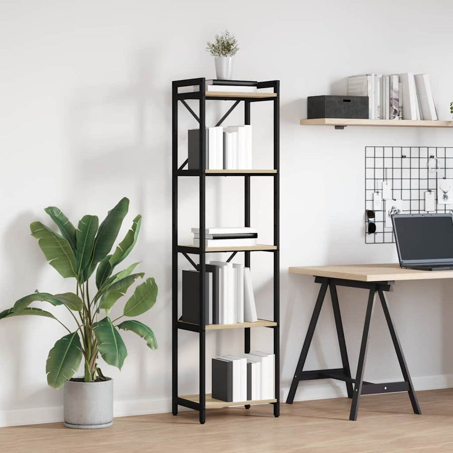 Boekenkast Sonoma eiken 40 x 30 x 153 cm Bewerkt hout