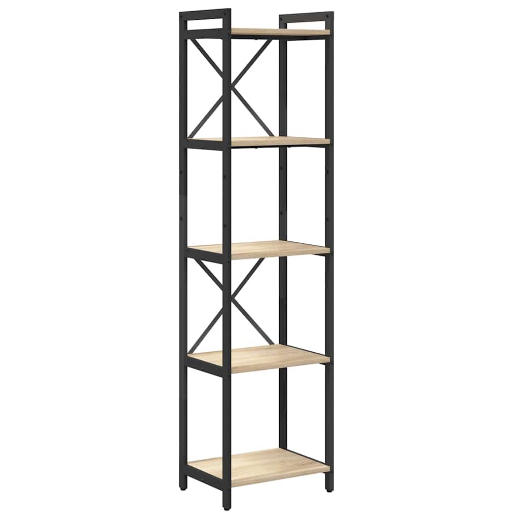 Boekenkast Sonoma eiken 40 x 30 x 153 cm Bewerkt hout
