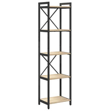 Boekenkast Sonoma eiken 40 x 30 x 153 cm Bewerkt hout