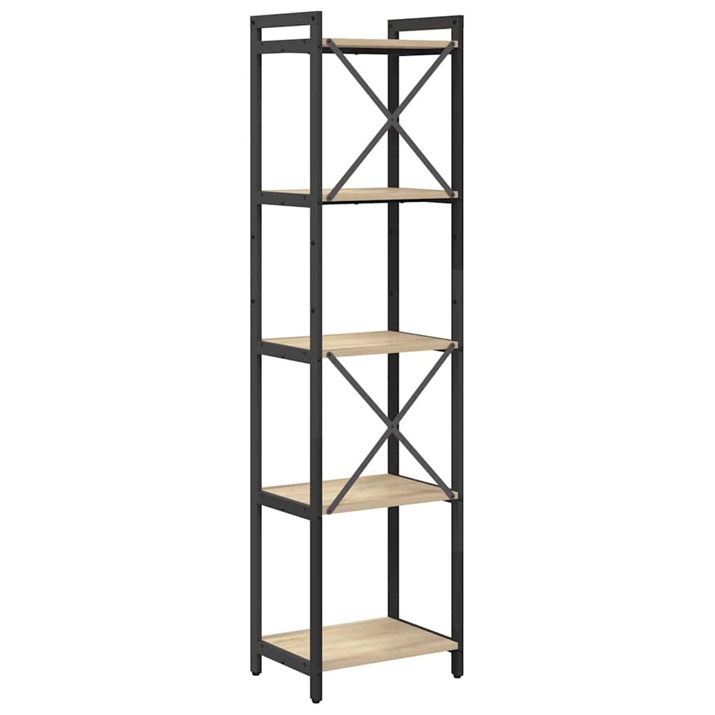 Boekenkast Sonoma eiken 40 x 30 x 153 cm Bewerkt hout