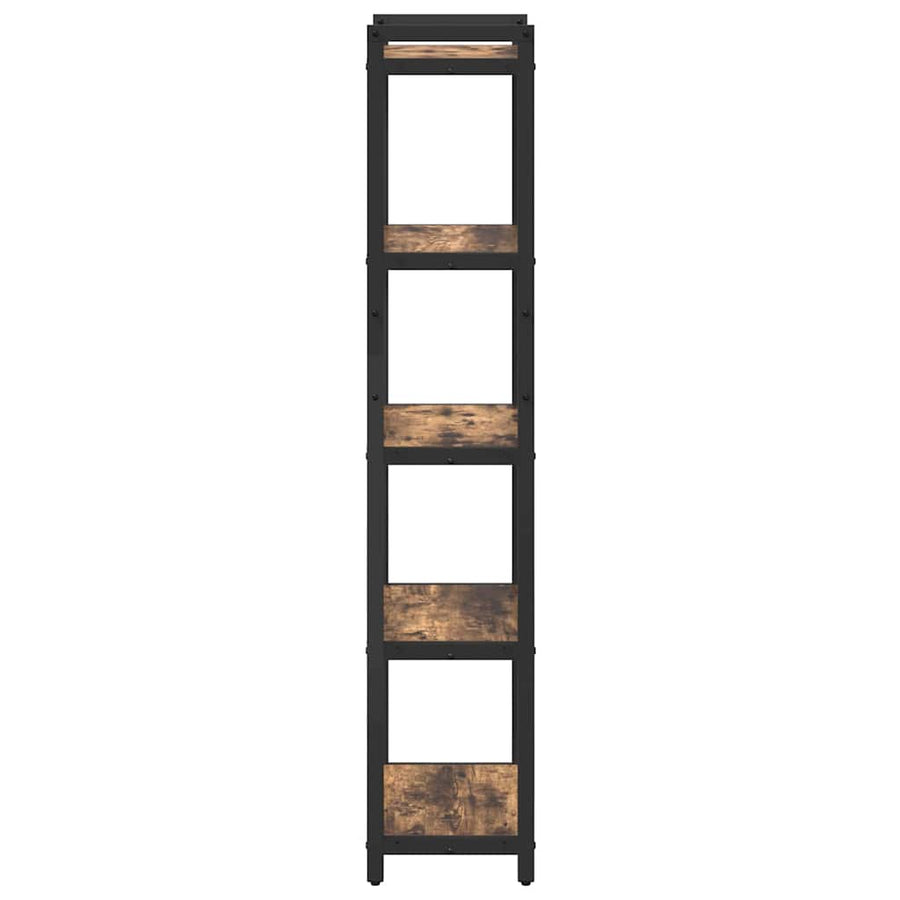 Boekenkast Gerookt eiken 40 x 30 x 153 cm Bewerkt hout