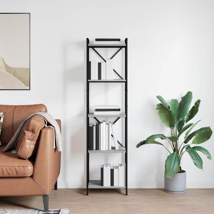 Boekenkast Grijs sonoma 40 x 30 x 153 cm Bewerkt hout