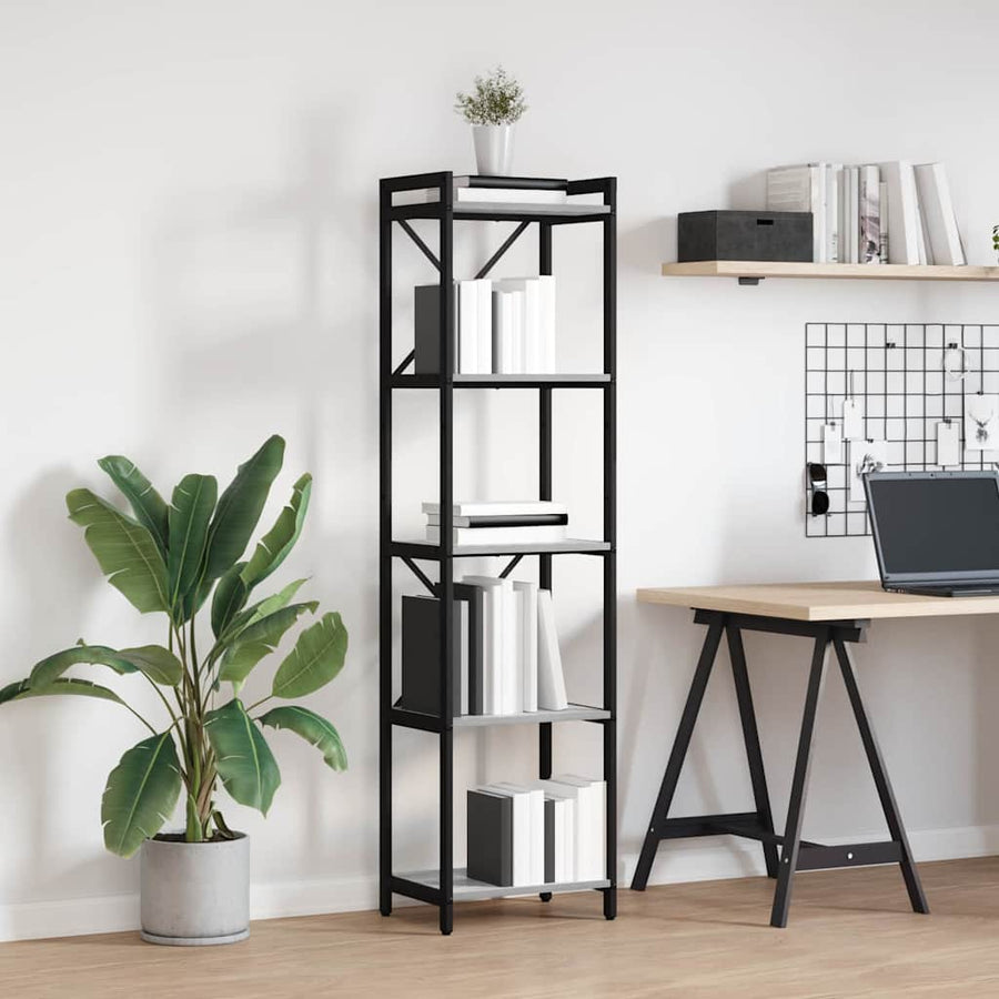 Boekenkast Grijs sonoma 40 x 30 x 153 cm Bewerkt hout