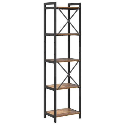 Boekenkast Oud hout 40 x 30 x 153 cm Bewerkt hout
