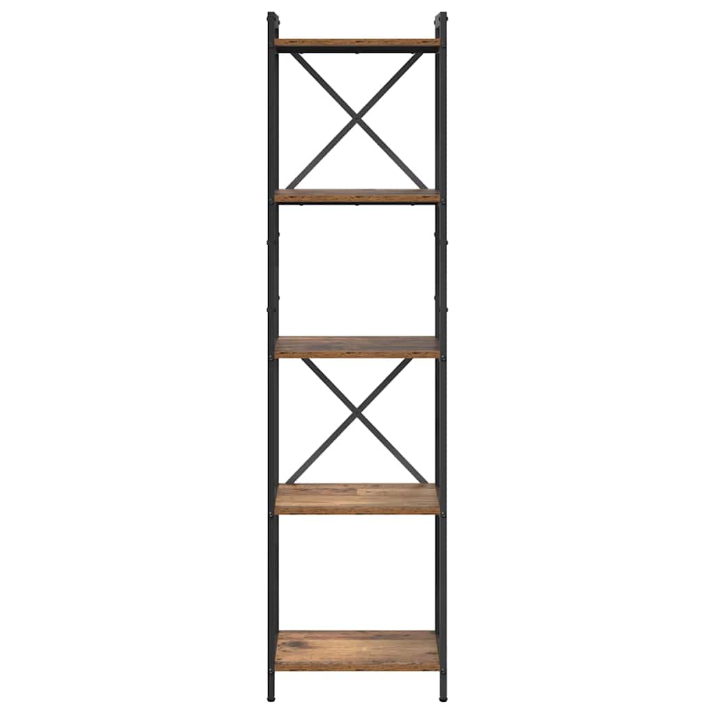 Boekenkast Oud hout 40 x 30 x 153 cm Bewerkt hout