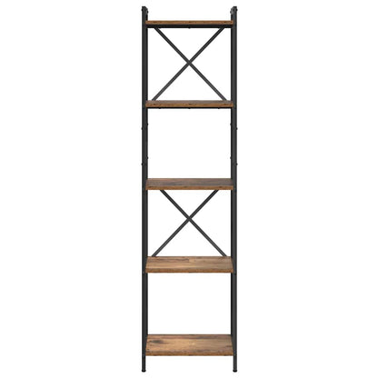 Boekenkast Oud hout 40 x 30 x 153 cm Bewerkt hout