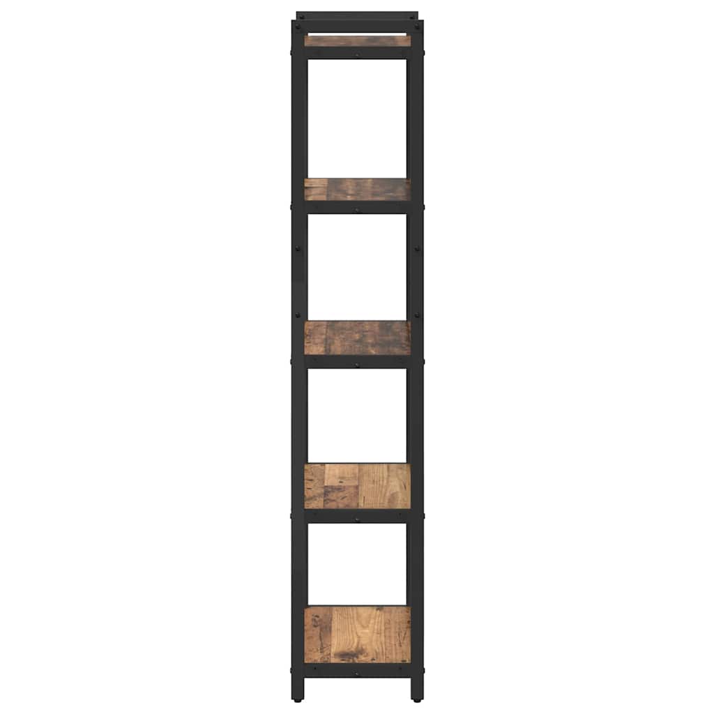 Boekenkast Oud hout 40 x 30 x 153 cm Bewerkt hout