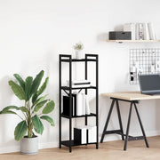 Boekenkast 40x30x118 cm zwart eiken bewerkt hout