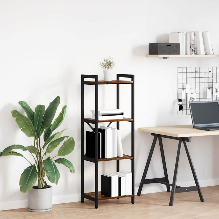 Boekenkast Gerookt eiken 40 x 30 x 118 cm Hout