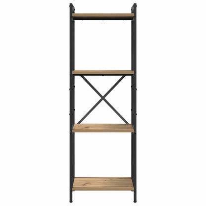 Boekenkast artisanaal eikenkleurig 40 x 30 x 118 cm