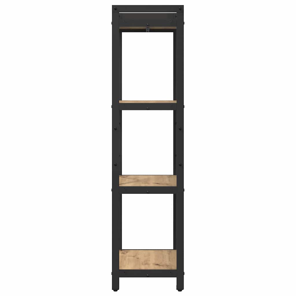 Boekenkast artisanaal eikenkleurig 40 x 30 x 118 cm